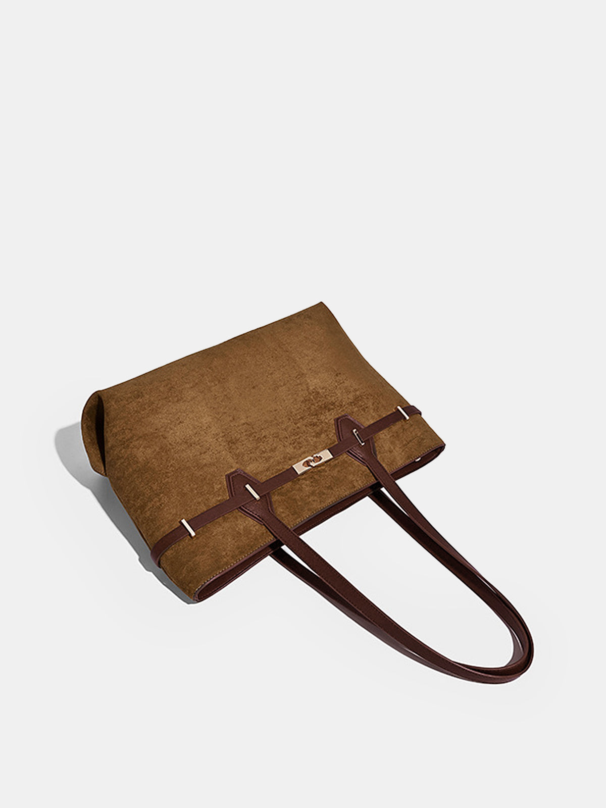 Torba na ramię z eleganckimi skórzanymi uchwytami