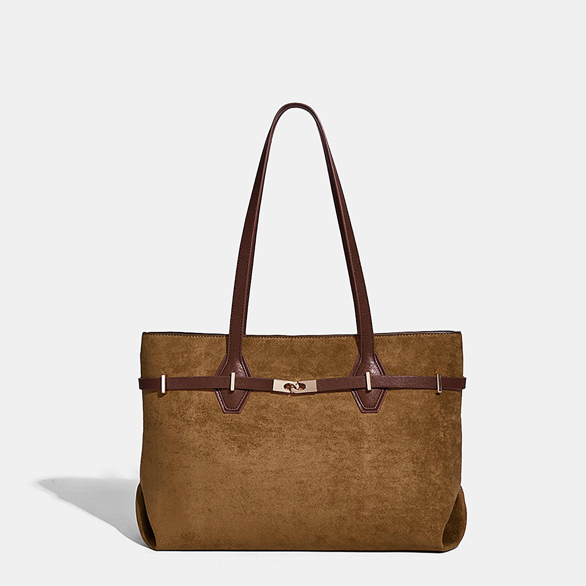 Torba na ramię z eleganckimi skórzanymi uchwytami