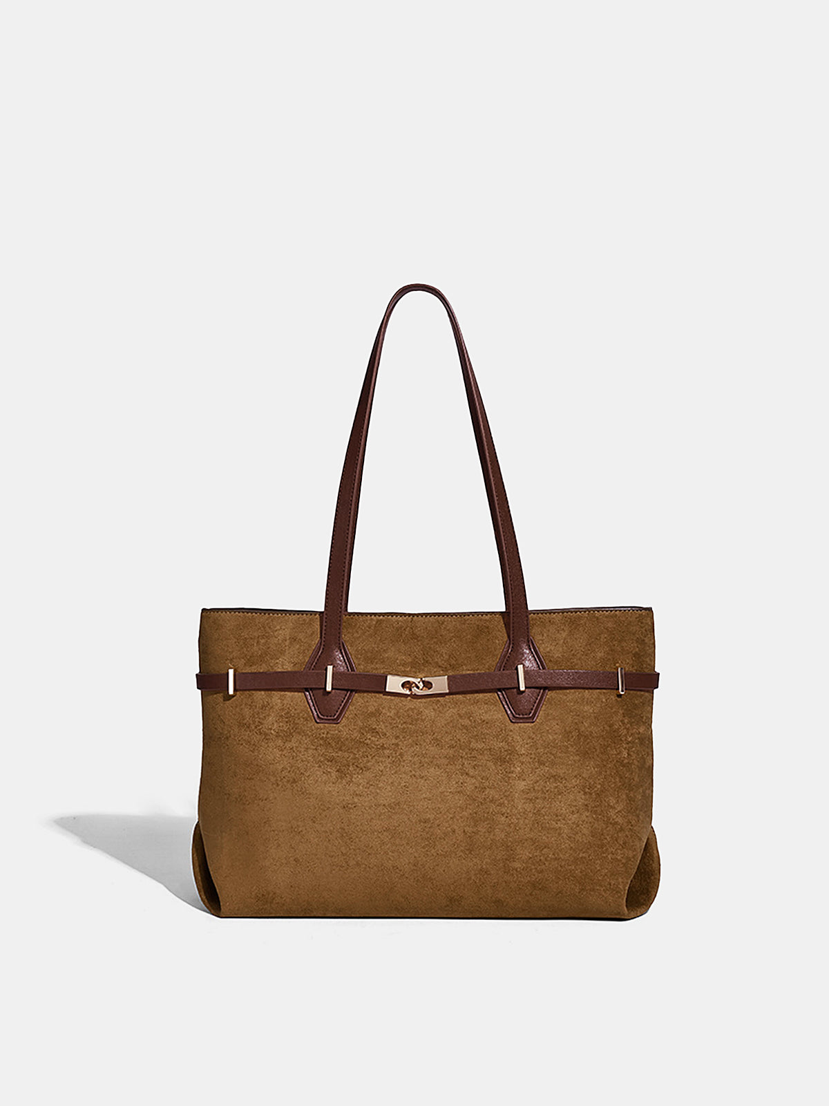 Torba na ramię z eleganckimi skórzanymi uchwytami
